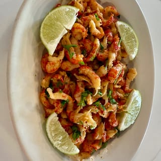 Chilled crawfish tails
