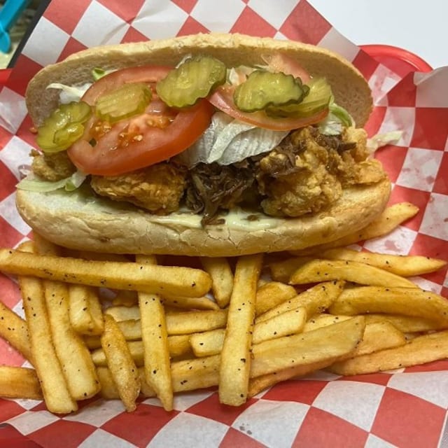 Black and Gold Po-boy.